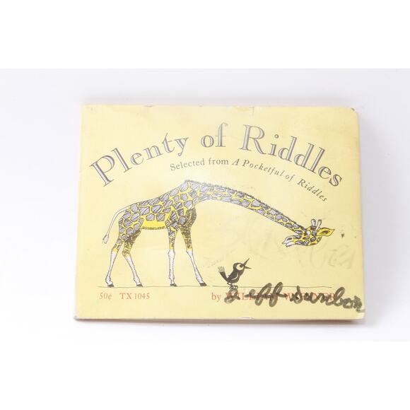 Plenty Of Riddles, Pocketful Of Riddles, Selected, Softcover, Picture Book - Picture 1 of 4